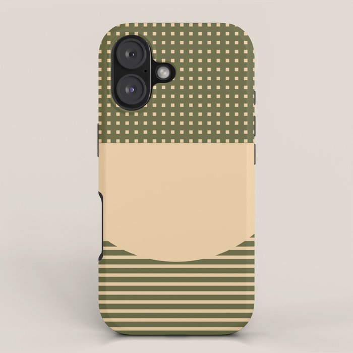 Geometric Spring Abstract - Pantone Warm color iPhone Case Gallery Image 1