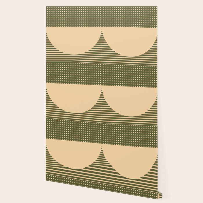 Geometric Spring Abstract - Pantone Warm color Wallpaper Gallery Image 2