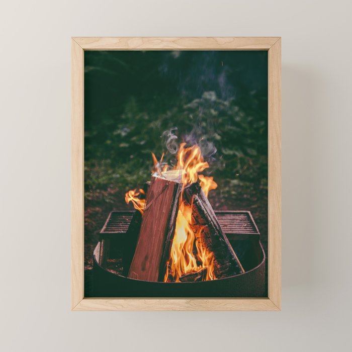 Fire Pit Mini Art Print Gallery Image 1