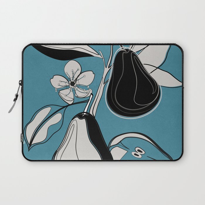 Line Art Pears 1 Laptop Sleeve Gallery Image 1