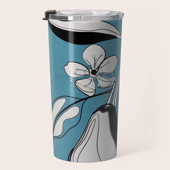 Line Art Pears 1 Travel Mug Gallery Image 3
