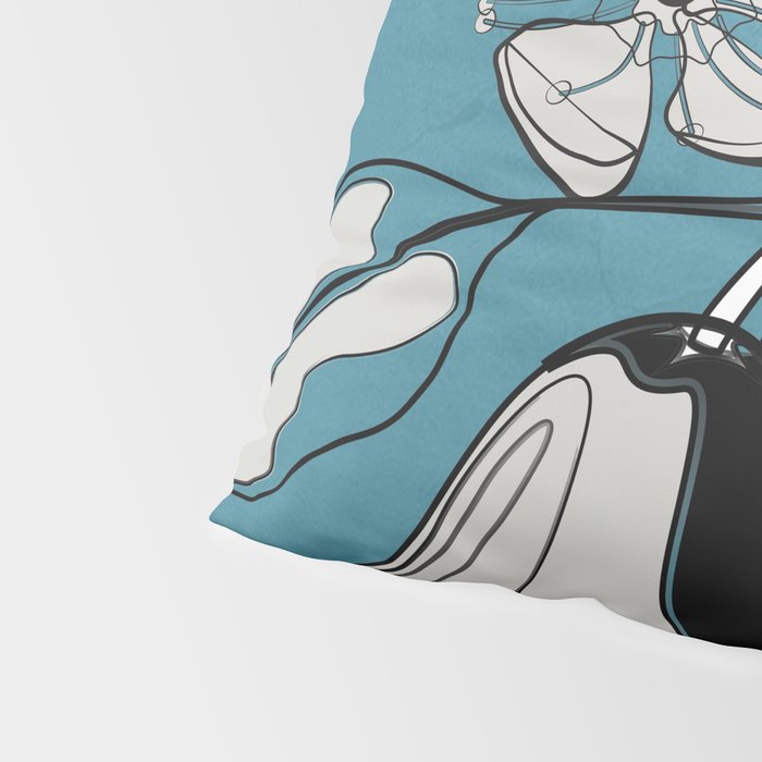 Line Art Pears 1 Pillow Sham Gallery Image 4