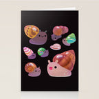 Land snail - dark Stationery Card Gallery Image 2