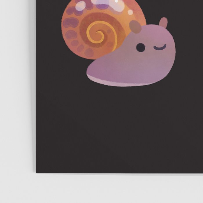 Land snail - dark Poster Gallery Image 3