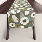 Flower Blossoms and Leaves Table Runner Gallery Image 1