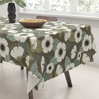 Flower Blossoms and Leaves Tablecloth Gallery Image 3