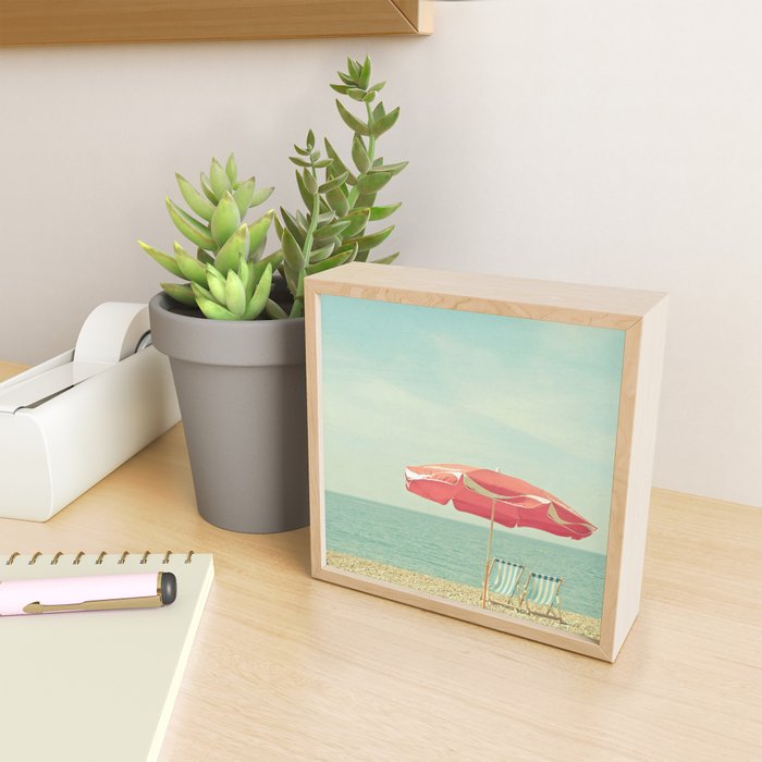 Deserted Beach Mini Art Print Gallery Image 2