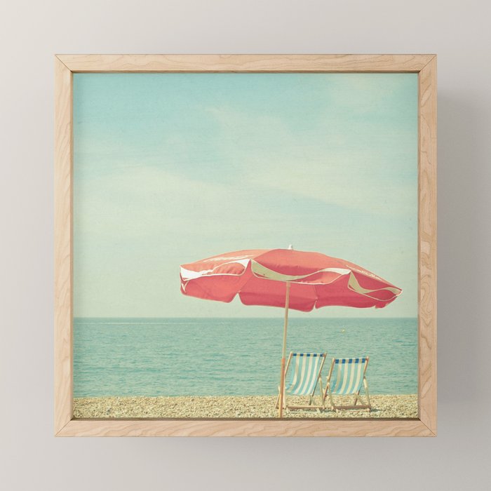 Deserted Beach Mini Art Print Gallery Image 1