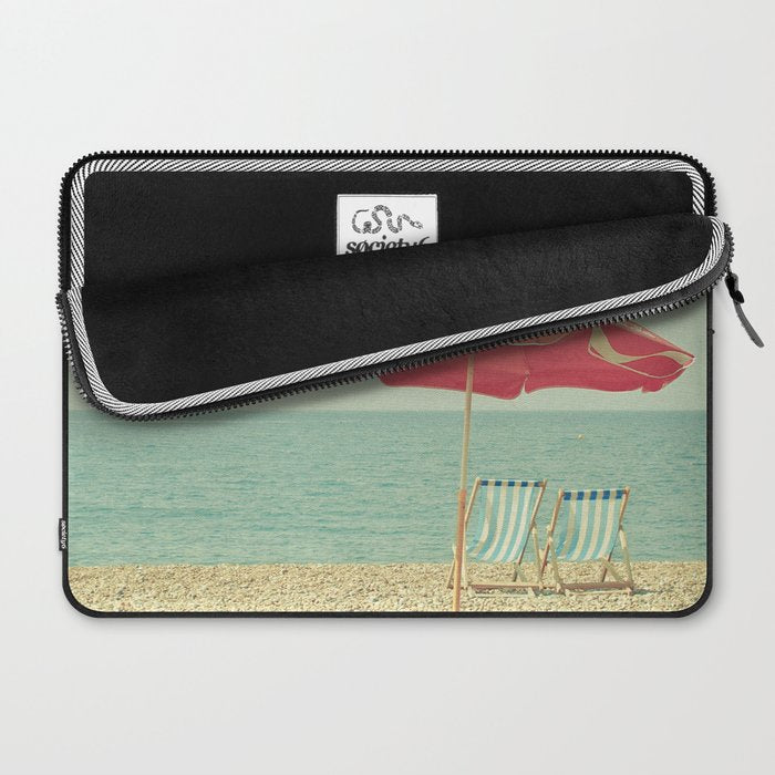 Deserted Beach Laptop Sleeve Gallery Image 2