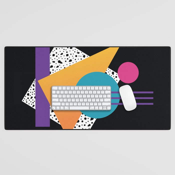 Memphis Pattern 35 / 80s - 90s Retro Desk Mat Gallery Image 1