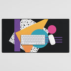 Memphis Pattern 35 / 80s - 90s Retro Desk Mat Gallery Image 1