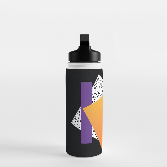 Memphis Pattern 35 / 80s - 90s Retro Water Bottle Gallery Image 3