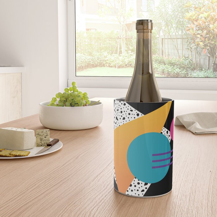 Memphis Pattern 35 / 80s - 90s Retro Wine Chiller Gallery Image 4