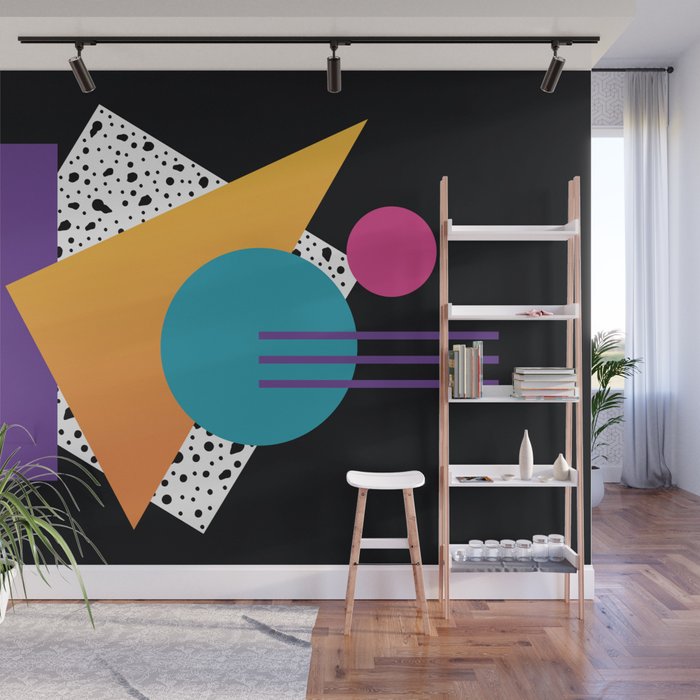 Memphis Pattern 35 / 80s - 90s Retro Wall Mural Gallery Image 1