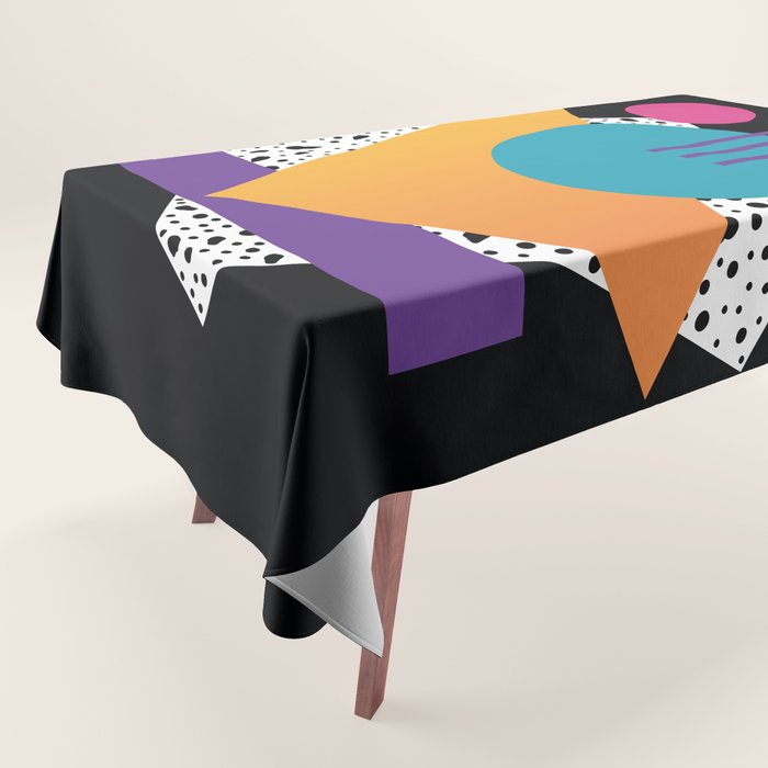 Memphis Pattern 35 / 80s - 90s Retro Tablecloth Gallery Image 1