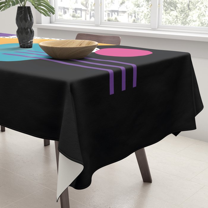 Memphis Pattern 35 / 80s - 90s Retro Tablecloth Gallery Image 3