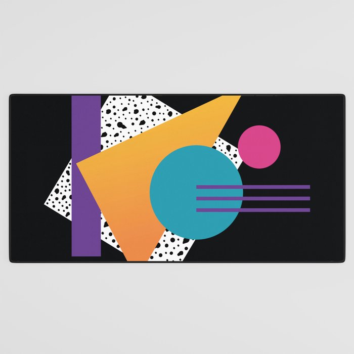 Memphis Pattern 35 / 80s - 90s Retro Desk Mat Gallery Image 3