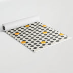Brushed Strokes | Abstract Mid-Century Dots Pattern Yoga Mat Gallery Image 2