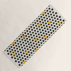 Brushed Strokes | Abstract Mid-Century Dots Pattern Yoga Mat Gallery Image 1