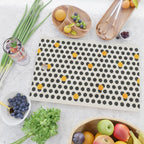 Brushed Strokes | Abstract Mid-Century Dots Pattern Cutting Board Gallery Image 2