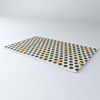 Brushed Strokes | Abstract Mid-Century Dots Pattern Rug Gallery Image 3