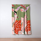 Enchanted Deer Window Curtain Gallery Image 3