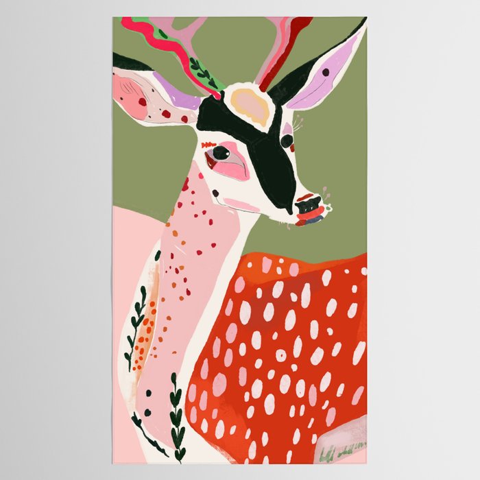 Enchanted Deer Tablecloth Gallery Image 2