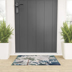 Tropical Birds Paradise Vintage Botanical Illustration Welcome Mat Gallery Image 3