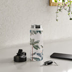 Tropical Birds Paradise Vintage Botanical Illustration Water Bottle Gallery Image 4