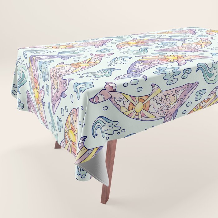 Daybreak Dolphins Tablecloth Gallery Image 1