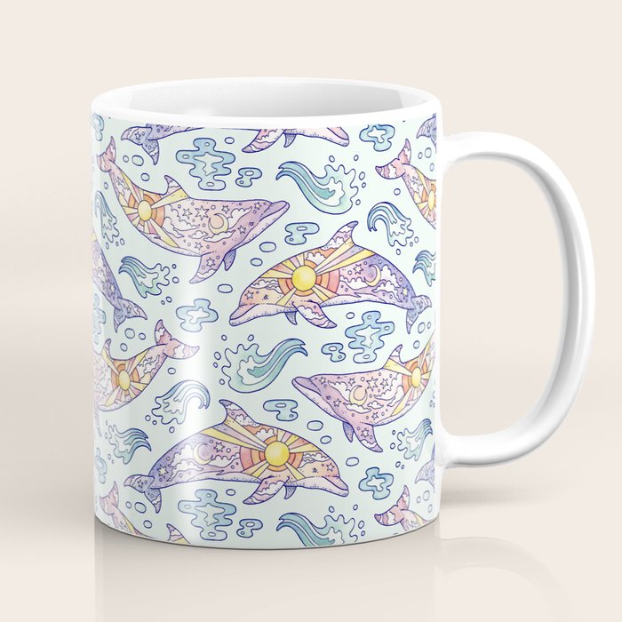 Daybreak Dolphins Coffee Mug Gallery Image 1