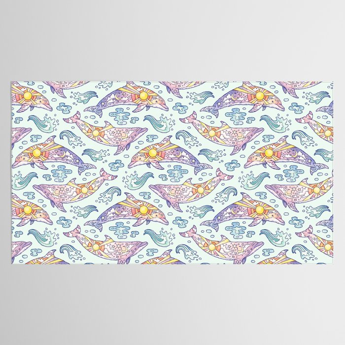 Daybreak Dolphins Tablecloth Gallery Image 2
