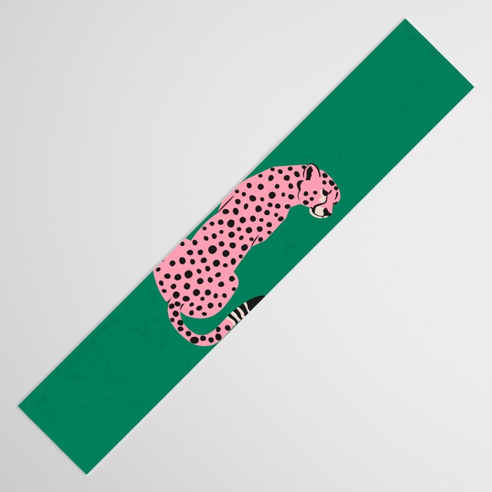The Stare: Pink Cheetah Edition Table Runner Gallery Image 3