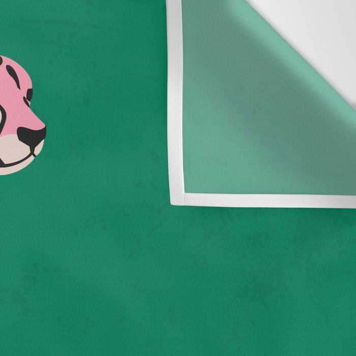 The Stare: Pink Cheetah Edition Wall Tapestry Gallery Image 3