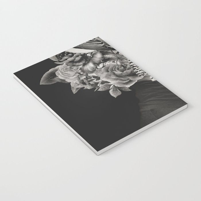 Lady with Birds(portrait) Notebook Gallery Image 3