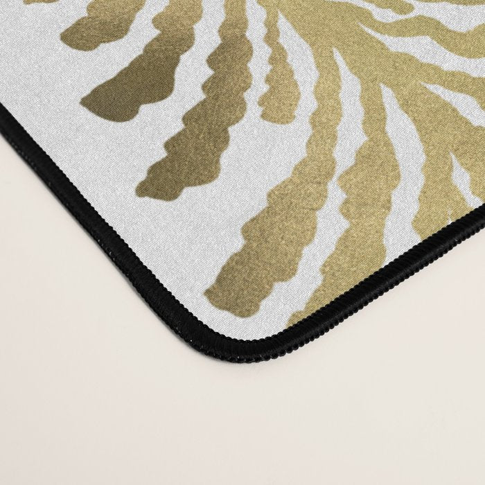 Pine Trees - Gold Palette Desk Mat Gallery Image 4
