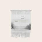 Ski Lift Black And White Wall Hanging Gallery Image 1