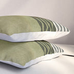 Black Green Brown Gray Bold Modern Artwork Pillow Sham Gallery Image 3