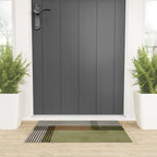 Black Green Brown Gray Bold Modern Artwork Welcome Mat Gallery Image 3