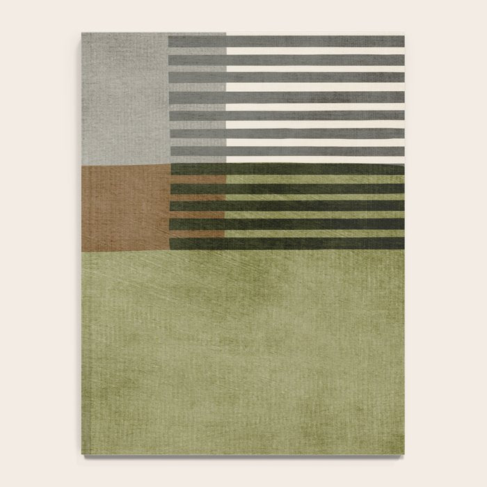 Black Green Brown Gray Bold Modern Artwork Notebook Gallery Image 4