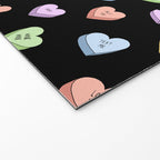 Colorful love heart candy pattern Welcome Mat Gallery Image 2