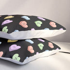 Colorful love heart candy pattern Pillow Sham Gallery Image 3