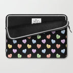 Colorful love heart candy pattern Laptop Sleeve Gallery Image 2