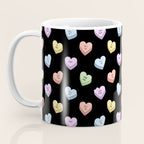 Colorful love heart candy pattern Coffee Mug Gallery Image 3