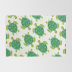 Sea Turtle - Green Palette Rug Gallery Image 2