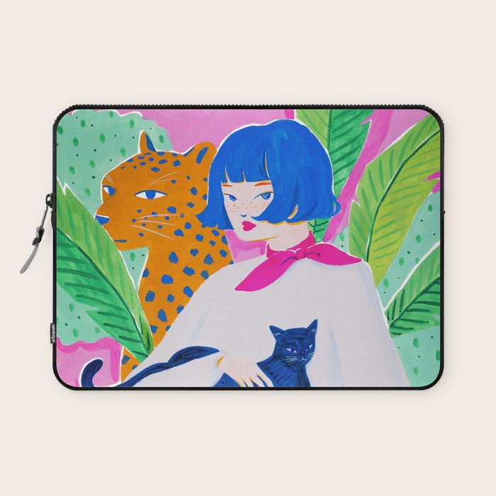 Cat Lady Laptop Sleeve Gallery Image 1