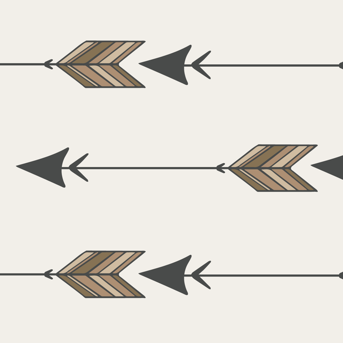 Vertical Arrow Patterns - Cream and Neutral Earth Tones Coffee Mug Gallery Image 2