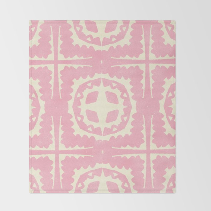 sayulita, pink Throw Blanket Gallery Image 2