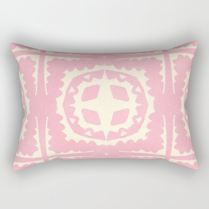sayulita, pink Rectangular Pillow Gallery Image 1
