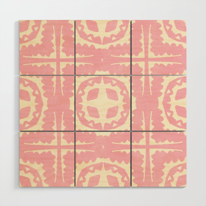 sayulita, pink Wood Wall Art Gallery Image 1